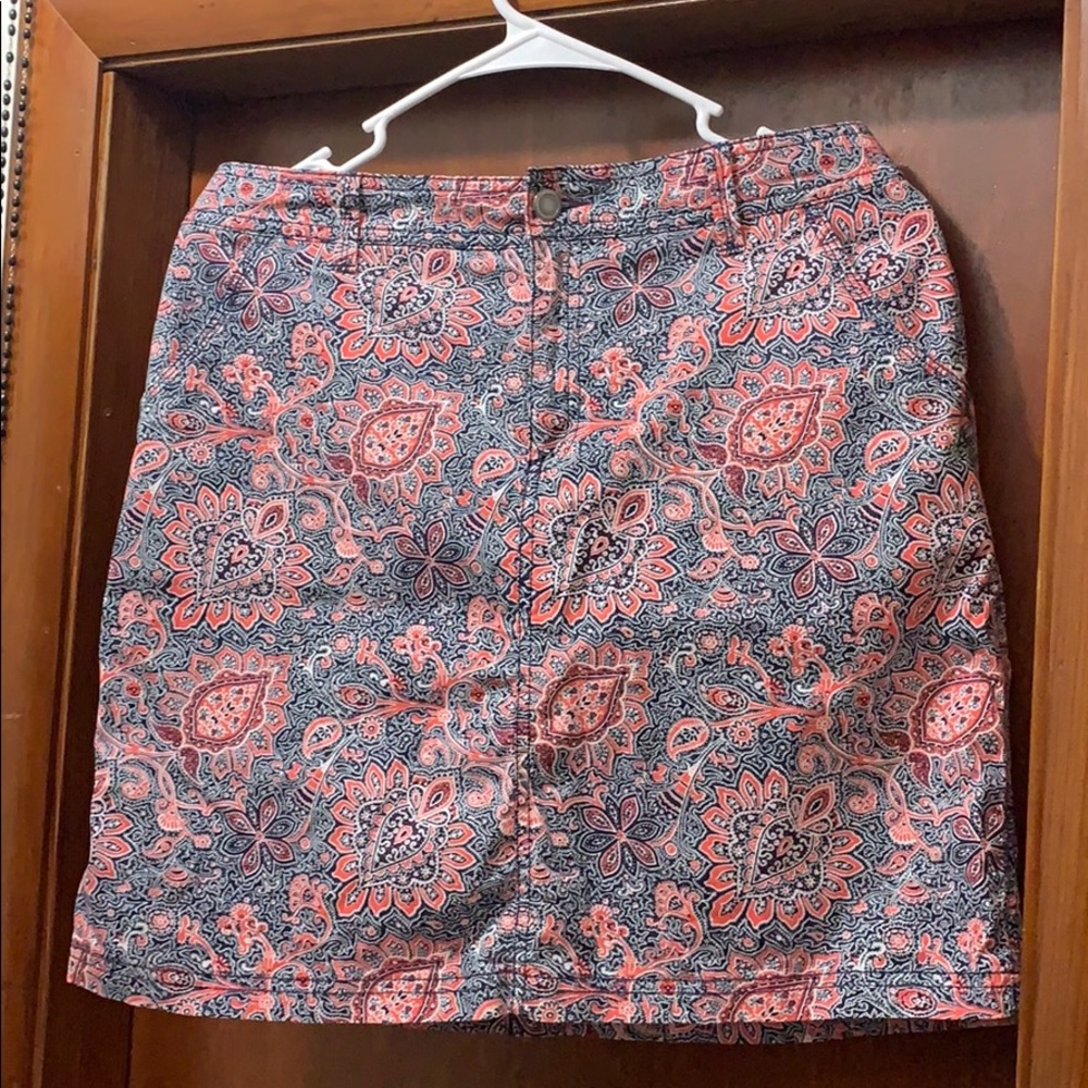BRAND NEW! Paisley Printed Skort. Never worn.